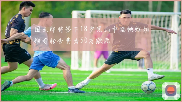 国米即将签下18岁黑山中场帕维切维奇转会费为50万欧元